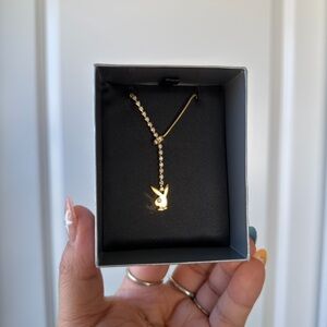Vintage PlayBoy Gold-plated Pendant Necklace